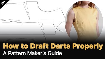 Dart Drawing Techniques: Dart Drawing Mistakes You Should Avoid! [Pattern Making Tutorial]