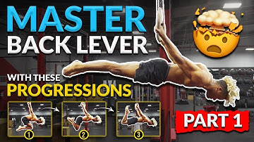 BACK LEVER PROGRESSIONS! How to get your first back lever | PART 1