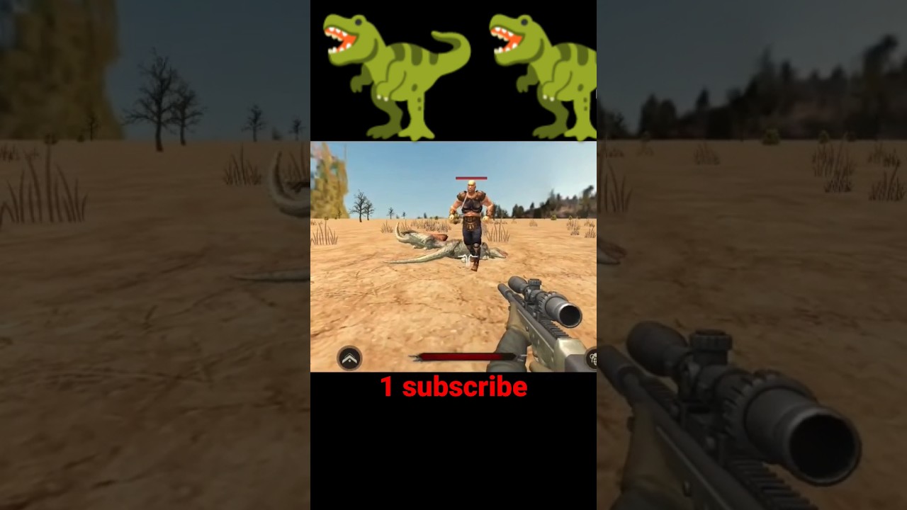 Wild Dinosaur Hunter hunting gun shooting games play 