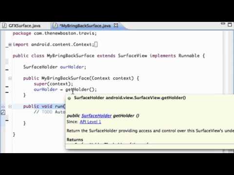 Android Application Development Tutorial   068   Setting up Animation Thread