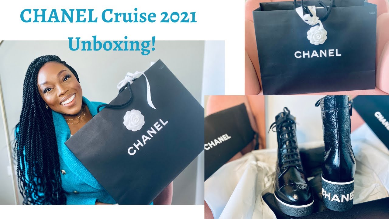 Chanel Cruise 2021 Lace-Up Booties Unboxing 