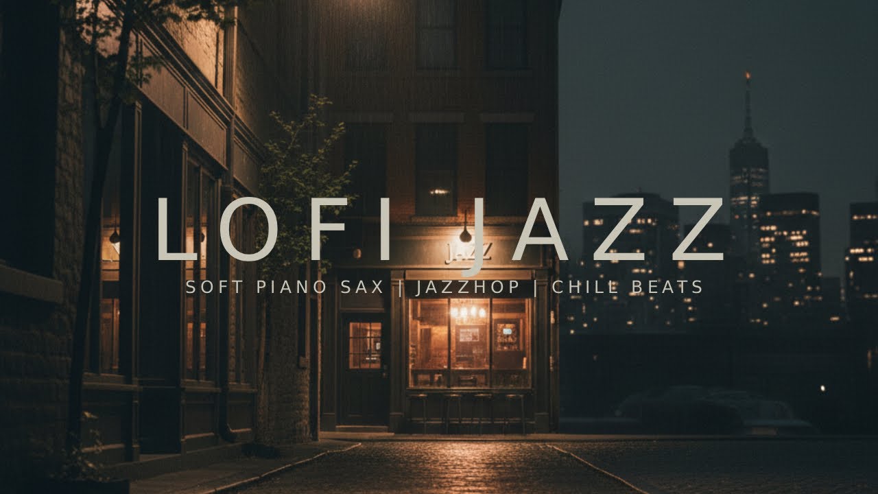 Lofi Jazz | Soft Piano Sax | Chill Hip Hop Beats | Brooklyn Nights ...