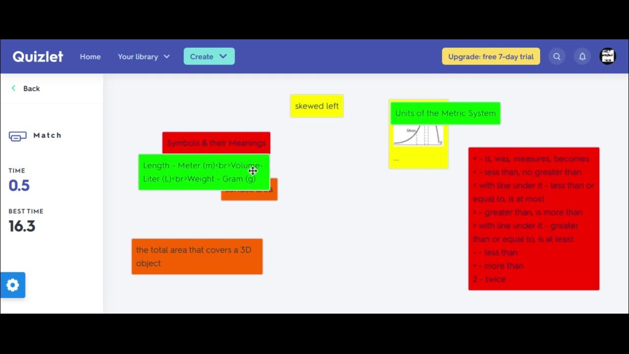 How To Get 0 Seconds On Quizlet Match getting 0.5 seconds in quizlet match!!! - YouTube