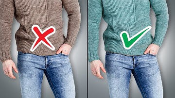 CORRECTLY Match A Sweater With Jeans (Most Men Get This Wrong)