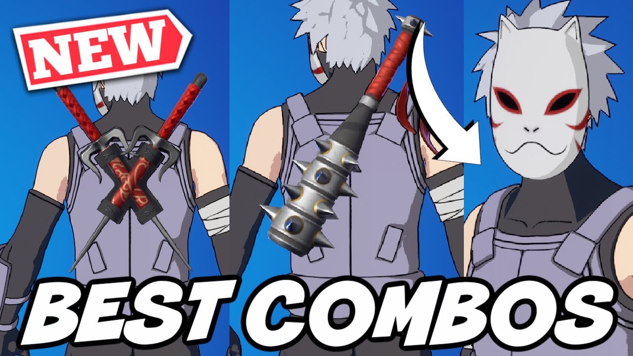 BEST COMBOS FOR *NEW* BLACK OPS KAKASHI HATAKE SKIN (FORTNITE X NARUTO