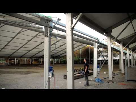 SKP tent-master - Automatisierte Zeltmontage - mount tents automatically