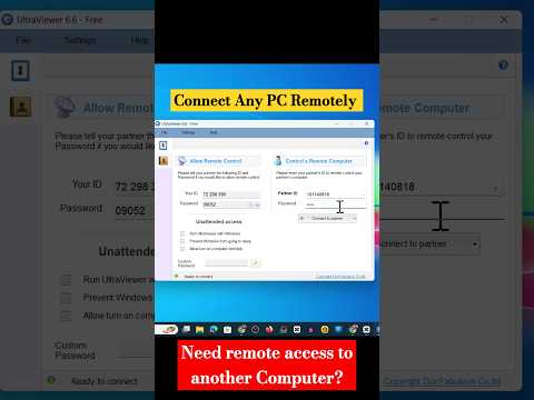Connect Any PC Remotely Like a Pro | Ultraviewer #remotedesktop