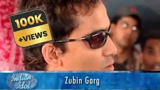 Zubeen Garg at Indian Idol Season 3 (2007) audition