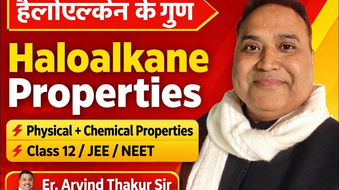 chemical properties of haloalkane #arvindthakur #education #motivation #12thclass.SN1 and SN2 .