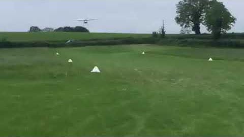 The Skyranger Swift II lands after its test flight.