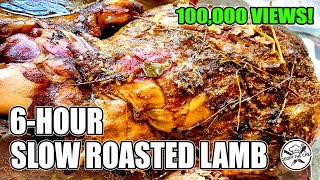 Ep 22: 6hour Slow Roasted Leg of Lamb Kamado Joe Classic 2!