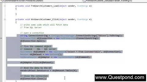 Learn c# Csharp day 9 , Lab 19    Creating a two tier architecture in c#  Freshers and Beginners