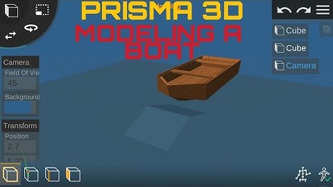 Prisma 3d | Modeling a boat tutorial