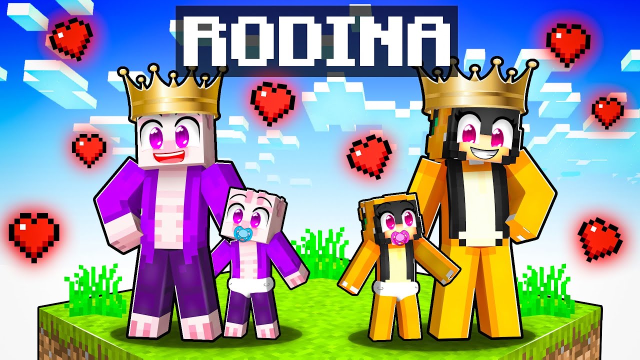 Mám KRÁLOVSKOU RODINU v Minecraftu!