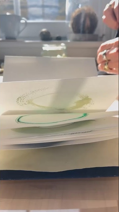 Painting a simple enso circle every day.  #shorts #zen #art