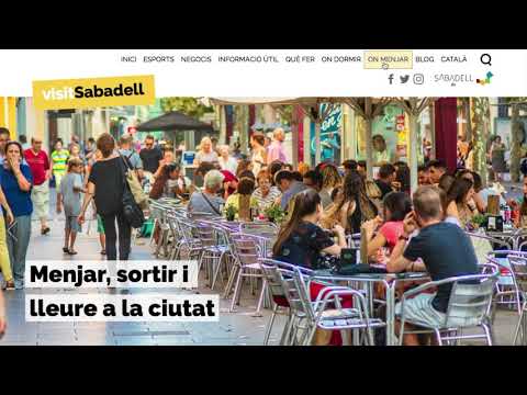 Tutorial de la web Visit Sabadell