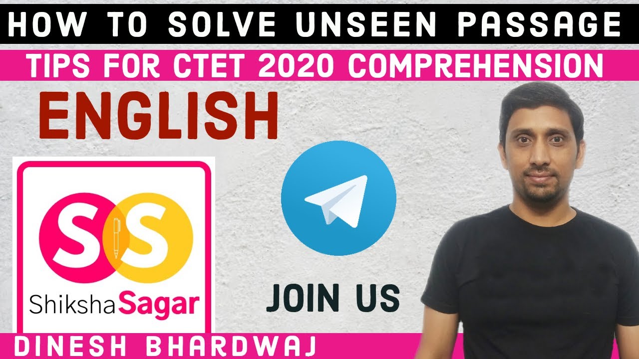How to solve English Comprehension Passage in CTET 2020 English Passage ...
