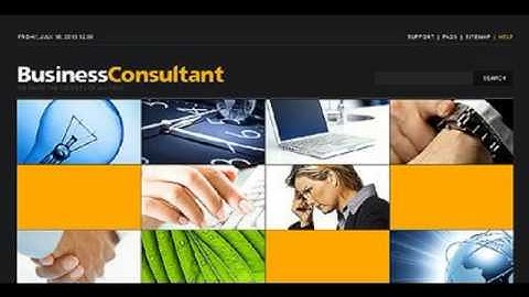 Preview Black Consulting Drupal Theme by Cowboy TMT