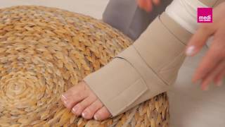 How to apply the circaid juxtalite ankle foot wrap (afw)