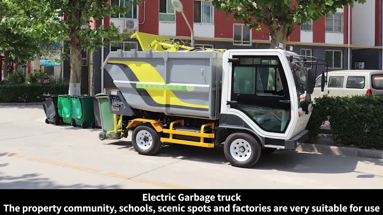 Electric self-loading Compression Garbage Truck L35