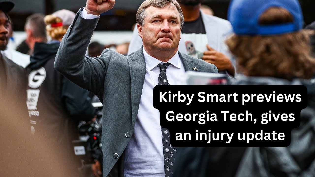 WATCH: UGA football coach Kirby Smart on preparations for Georgia Tech