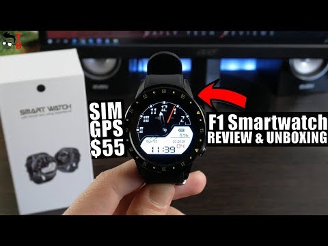 F1 Touchscreen GPS Sport Smartwatch REVIEW & Unboxing