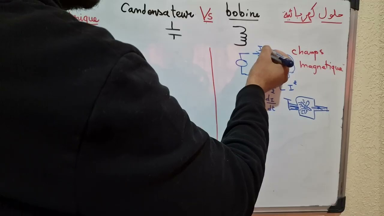 bobine et candensateur شرح المكتف والوشيعة 2 