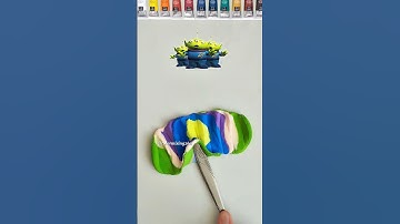 When I Mixing Color (Toy Story) #colormixing #mixedcolors #satisfyingvideo #asmrart #shorts #mixing