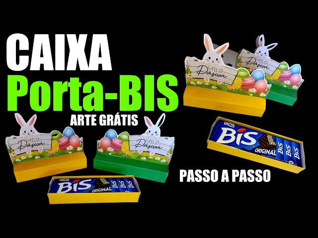 PAP DIY Caixa 1 Bis Páscoa MOLDE GRÁTIS #Lilateliê 