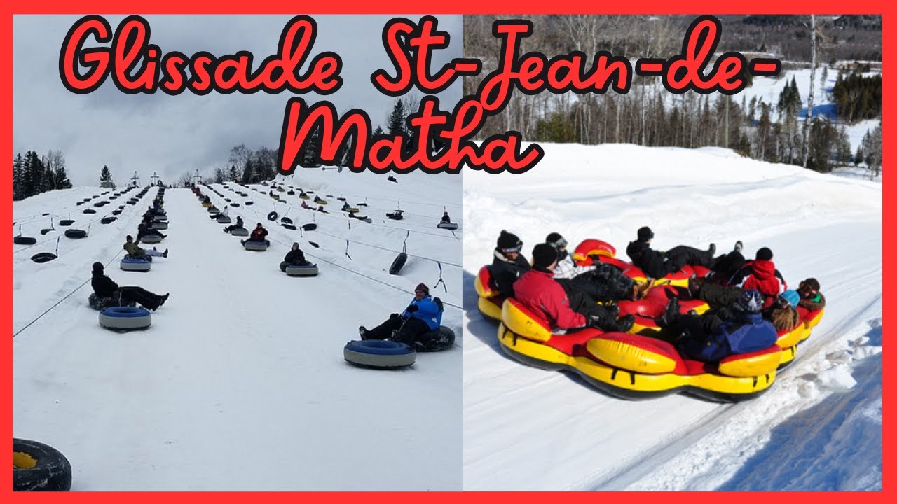 Super Glissade St-Jean-de-Matha, Quebec,Canada ️🥶Rafting sur neige ️🥶 ...
