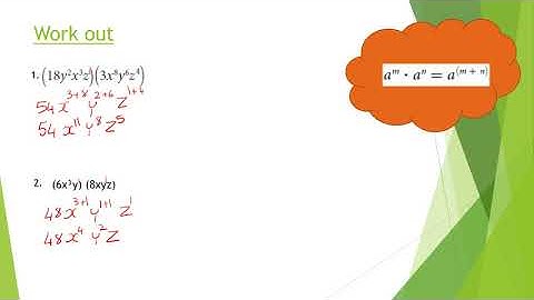 5 1 Multiplying Polynomials by monomials