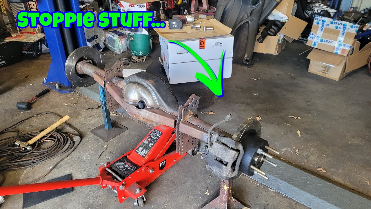 solid axle gets some brakes.. #racecarlife #turbo - YouTube