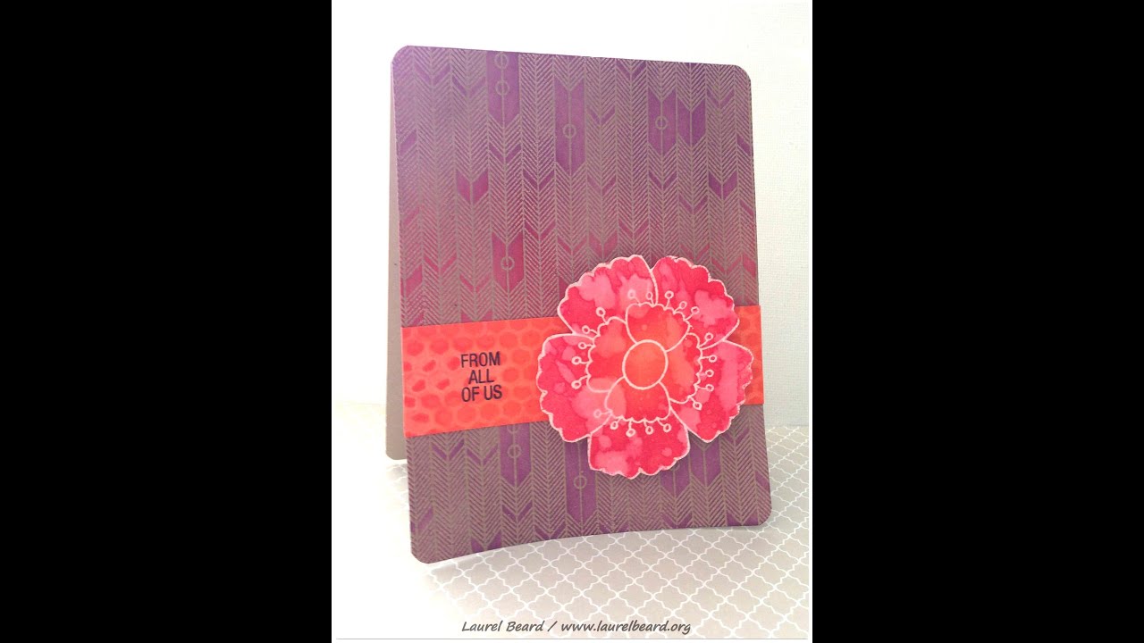 Distress Inks and Heat Embossing - YouTube