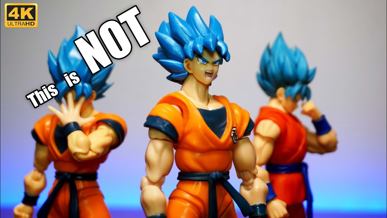 Sh Figuarts Super Saiyan Blue Goku, Shf Goku Action Figure