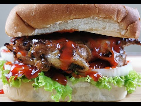 Burger Ayam Grill Ala McD/Grilled Chicken Burger - YouTube