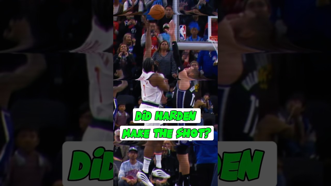 Did James Harden Make The  Shot? 👀