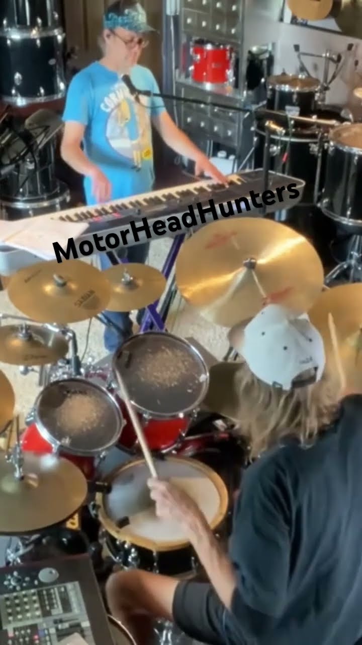 MotorHeadHunters - Brian Foster playing drums, March 30, 2024