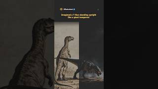 T-Rex jumped like a kangaroo ? #history #trex #kangaroo #jurassicworld #funfacts