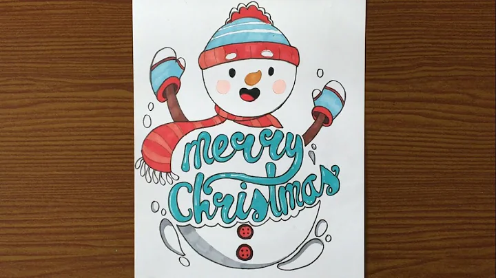 Vẽ chữ trang trí Merry Christmas / Chữ trang trí / Drawing decorative letters Merry Christmas