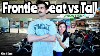 6’7” Tall Passenger vs Frontier Airlines ✈️ $45 Economy Seat Test (NYC–Orlando)