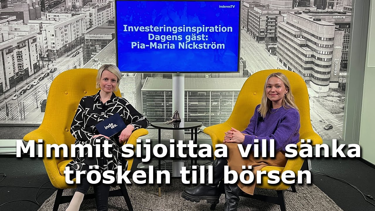 Pia-Maria Nickström vill sänka tröskeln till börsen