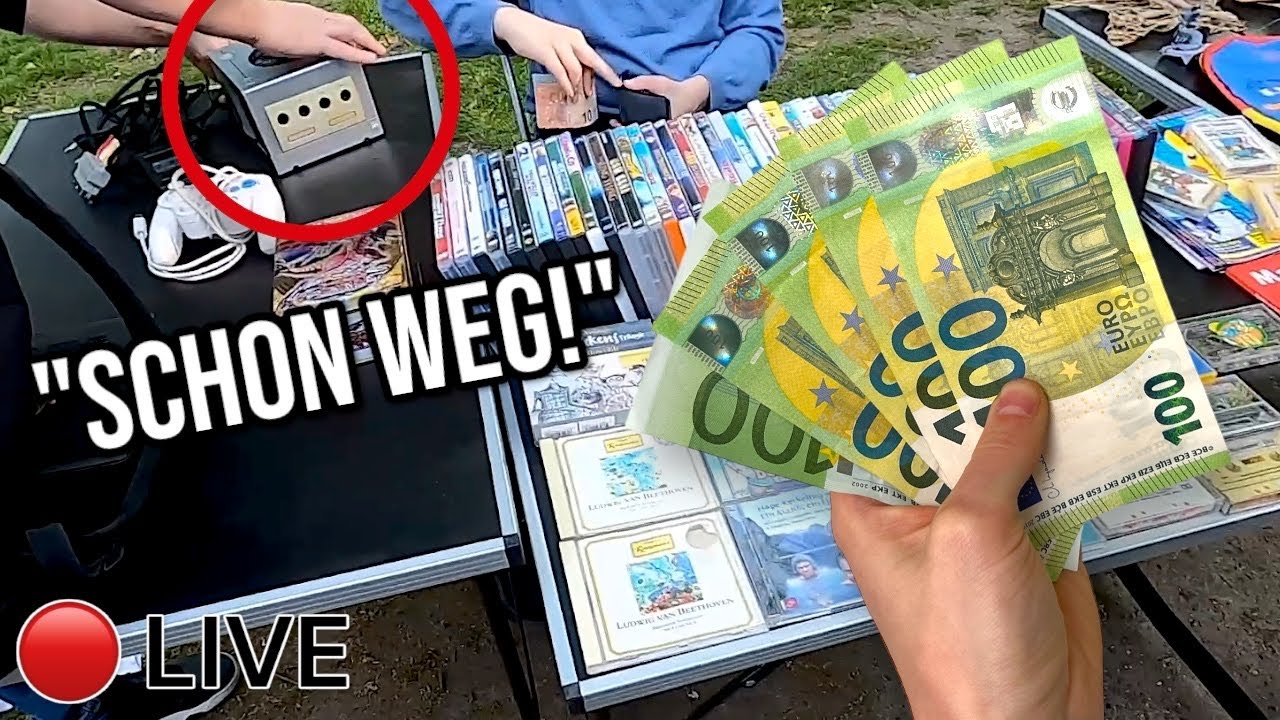 Schnäppchenjagd 🤑 Flohmarkt Live Hunting (geht schief)