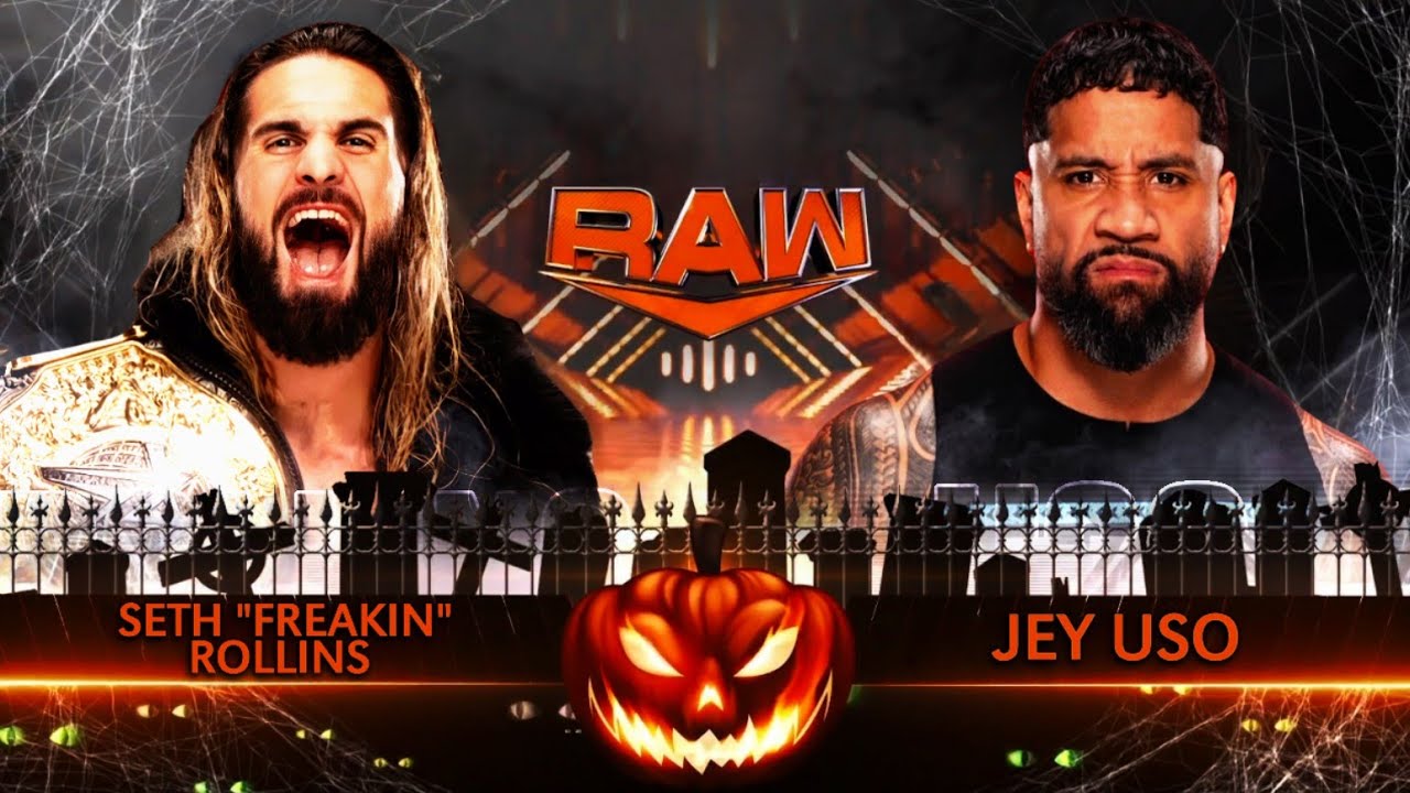 COMO HACER UN MATCH CARD DE RAW HALLOWEEN 2023 | WWE RAW HALLOWEEN 2023 ...