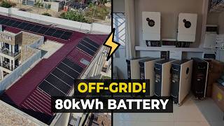 This 24kW Solar System Takes a Penthouse OFF-GRID in Ghana! | 80kWh Battery
