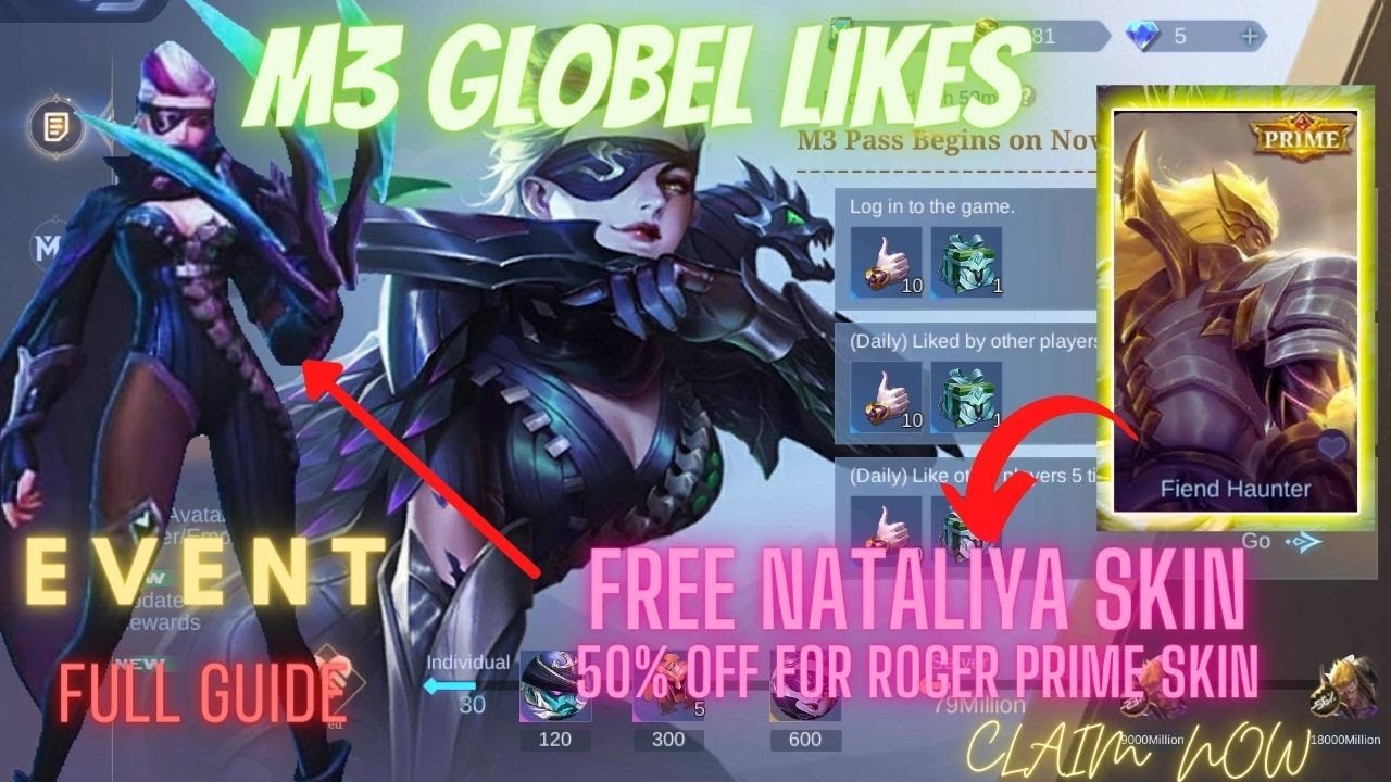 M3 GLOBEL LIKES EVENT GUIDE | CLAIM EVERYTHING IN JUST 5 DAYS | M3 EVENT