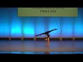 Rebeca maria zamfir 11  feeling good  first place in the global dance open 2022 finals  acro