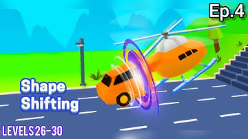 Shape Shifting Gameplay (levels 26-30) | Satisfying and fun gameplay | Episode 4 |