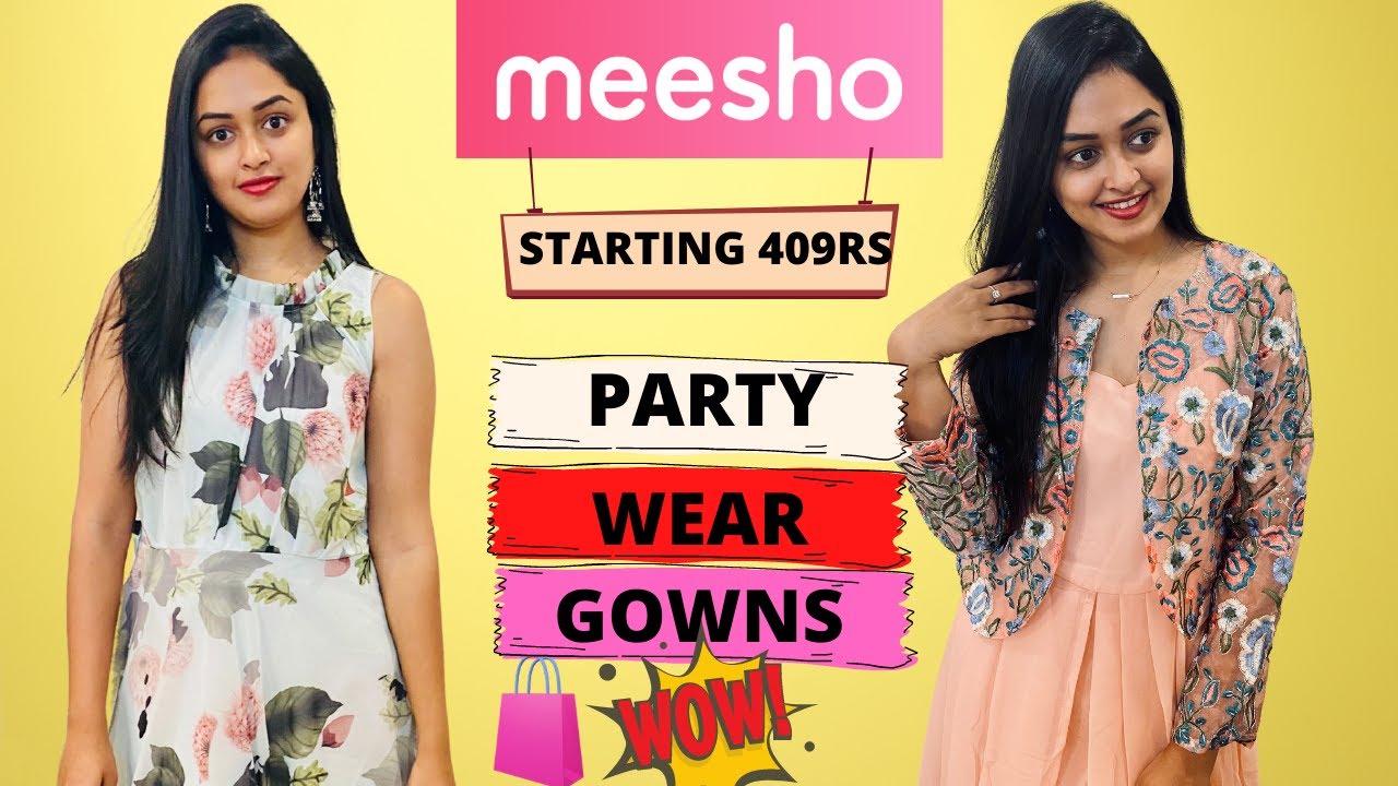 Meesho Gowns/Maxi dresses haul | Summer Gowns/ Maxi dresses Online ...