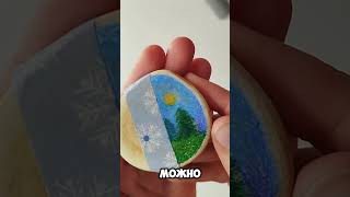 Карандаши vs акрил #handmade #живопись #живописьнаспилах
