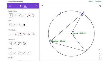 Central Angles and Inscribed Angles
